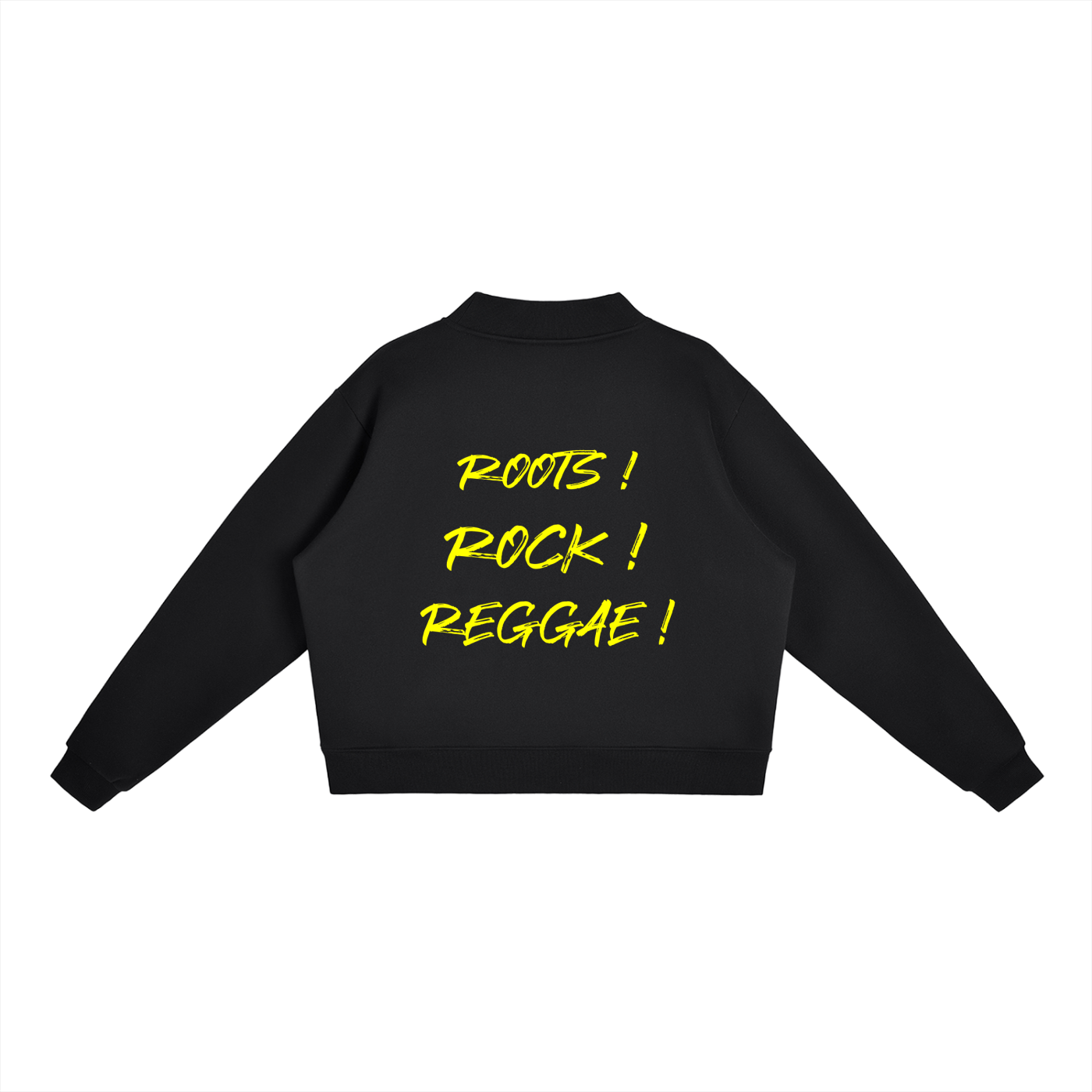 Essential Fleece Mock-Neck Crew Sweatshirt